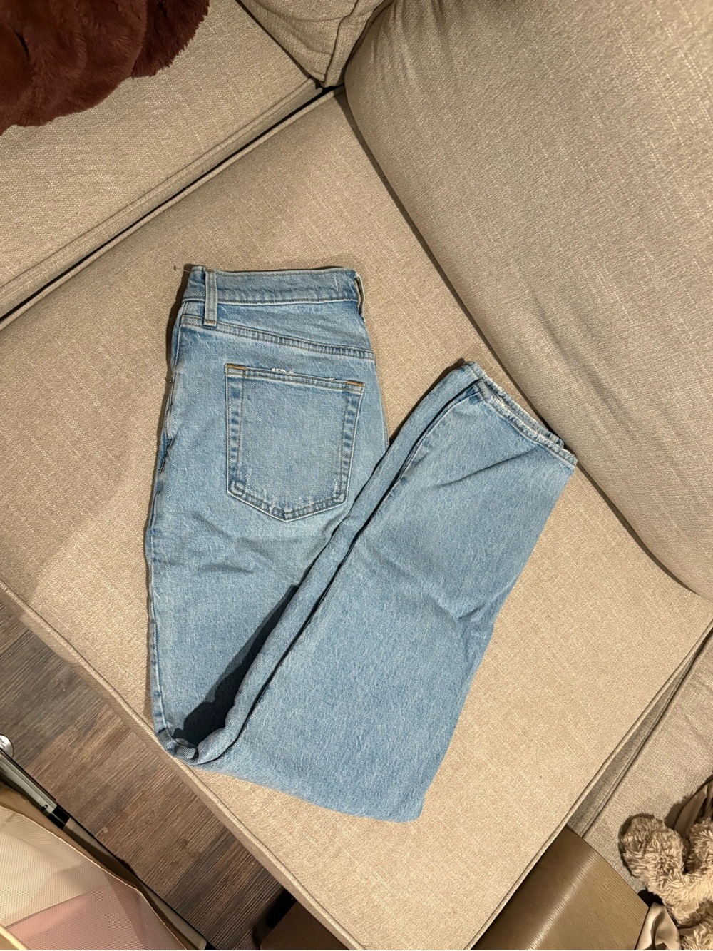 The dad high rise curve love jeans size 4R